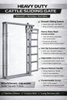 Heavy Duty Galvanized Cattle Sliding Gate for Dairy Farm Cow Handling Equipment