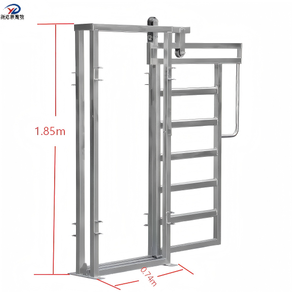 Heavy Duty Galvanized Cattle Sliding Gate for Dairy Farm Cow Handling Equipment