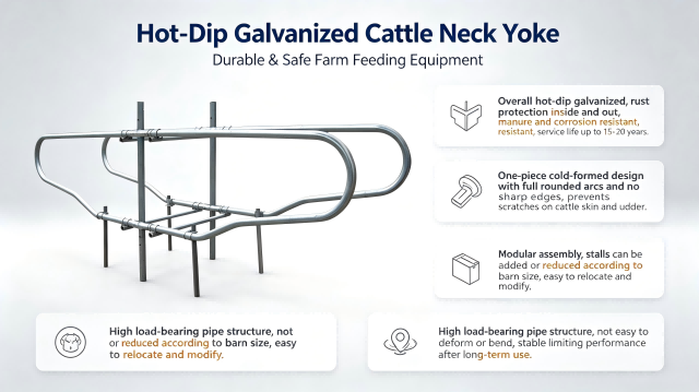Heavy Duty Cow Free Stall