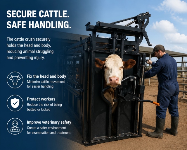 Heavy Duty Cattle Restraint Crush